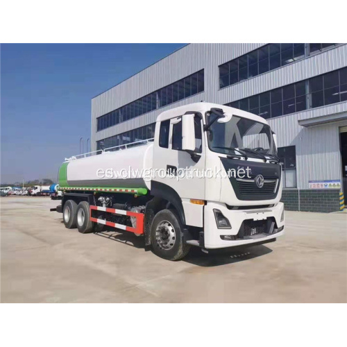 Camión de agua Dongfeng 6x4 ejes traseros